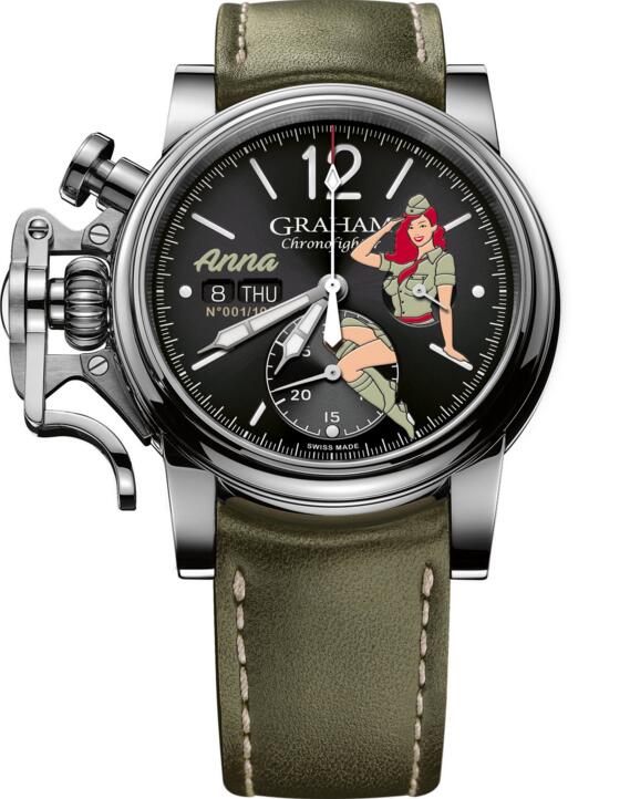 Graham Watch Chronofighter Vintage Nose Art Anna Limited Edition 2CVAS.B22A.L141S discount watch online Graham Watch Chronofighter Vintage Nose Art Anna Limited Edition 2CVAS.B22A.L141S discount watch online